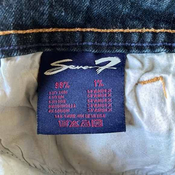 Seven7 mini jean skirt - Picture 5 of 7